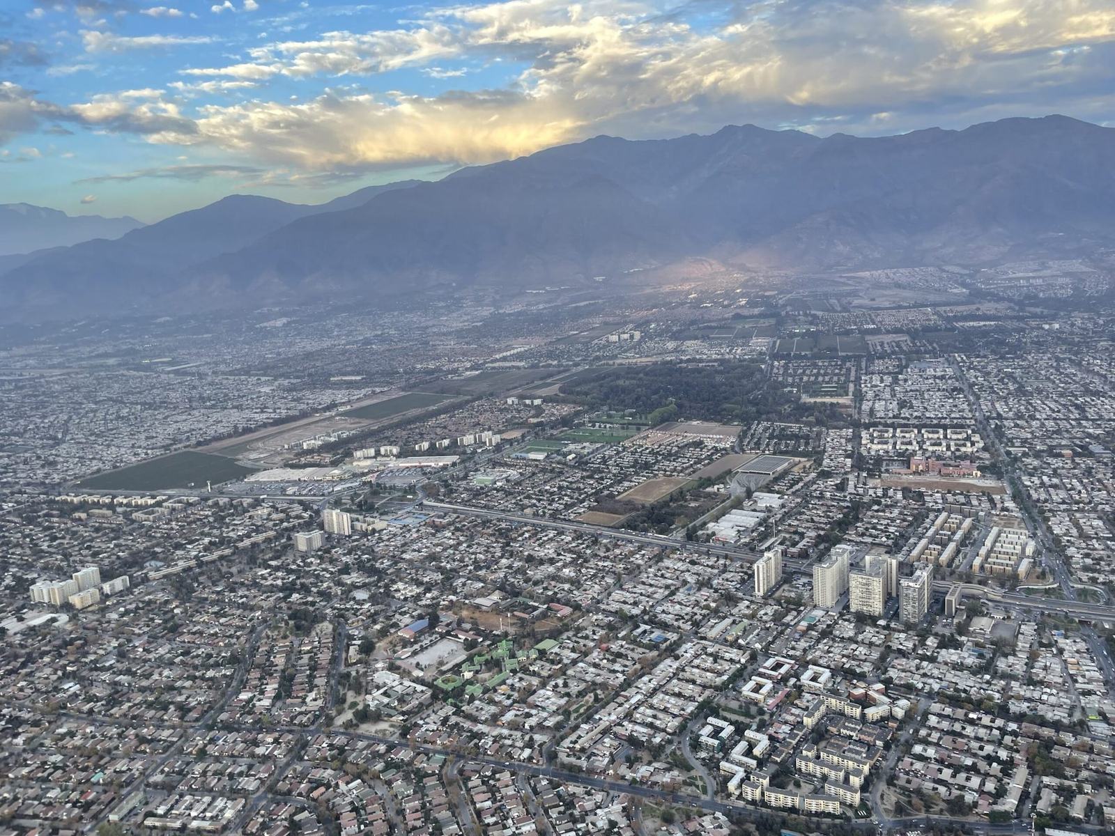 BioTourist - Santiago from a helicopter
